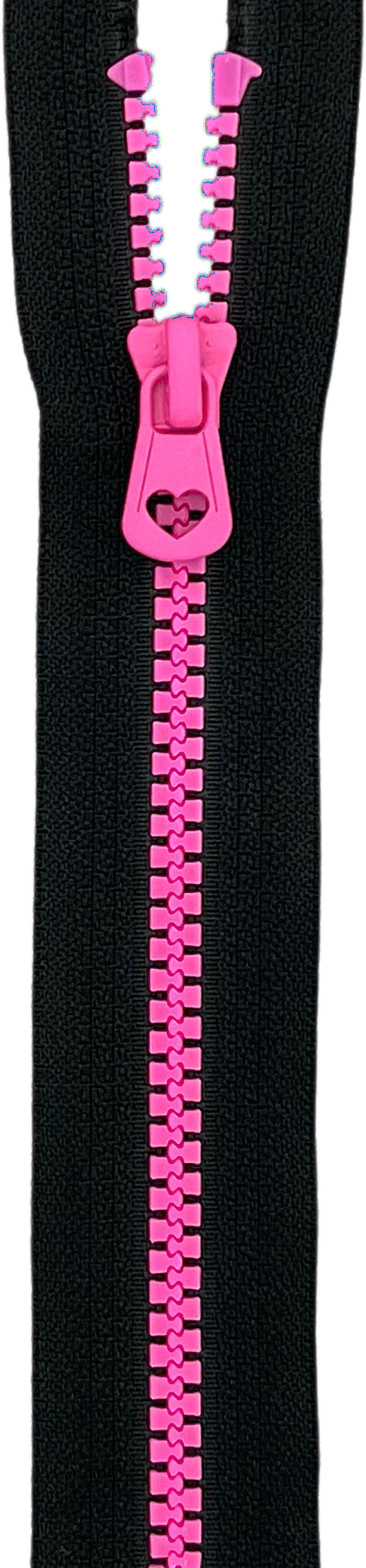 D5 contrast molded zipper