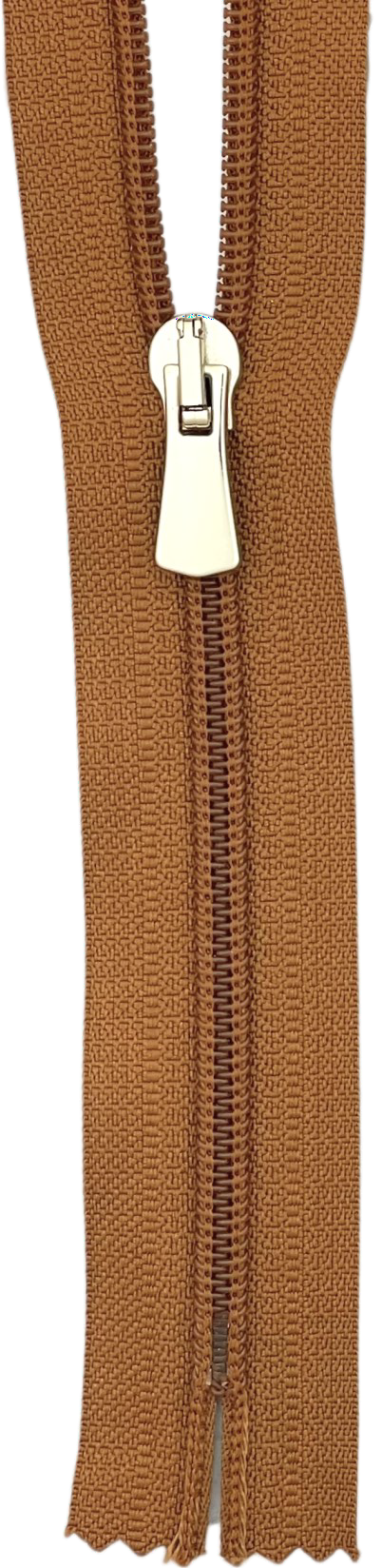 N5 footwear zipper, light gold
