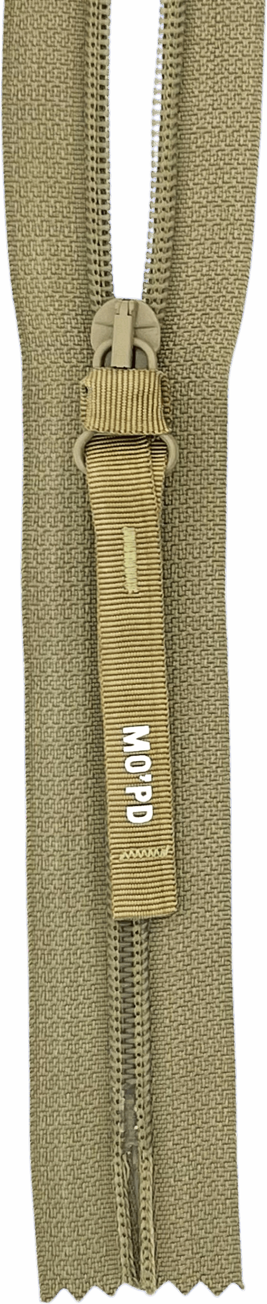 N7 non-separating coil zipper